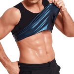 Sweat Sauna Vest for Men Heat Trapping Polymer Vest Sauna Suit Workout Tank Top Pullover Waist Trainer Shirt Body Shaper