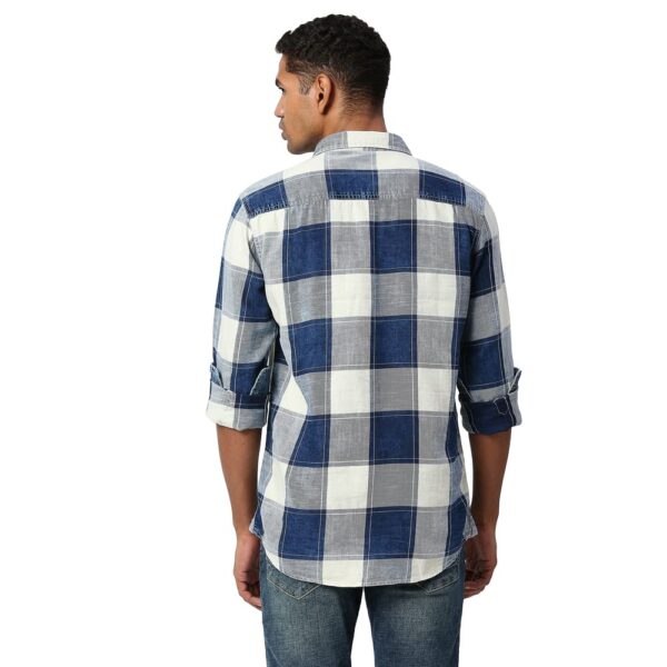 Pepe Jeans Men's Regular Fit Shirt (PM307865_Indigo 2XL) - Image 2