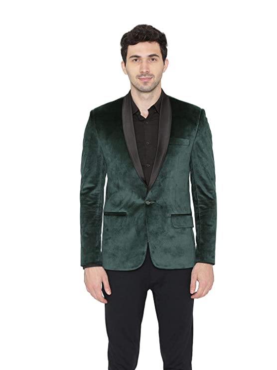 WINTAGE Men's Regular Fit Tuxedo Blazer