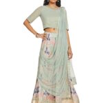 W for Woman Women's Synthetic Salwar Suit Set