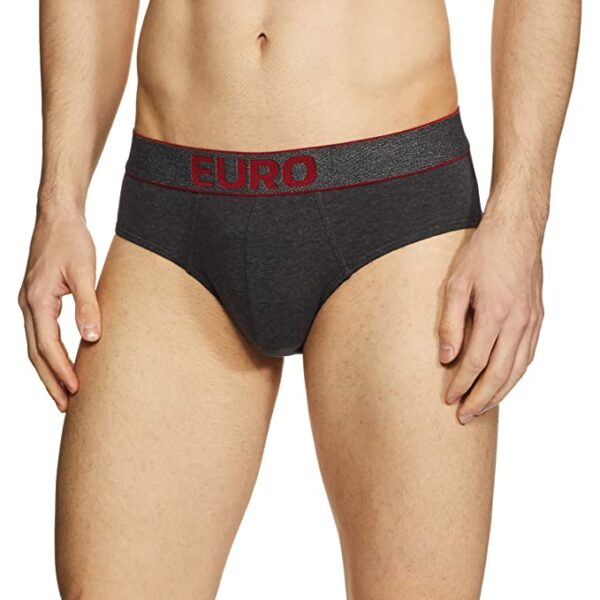 Euro Men's Solid 1001 Brief_Assorted_100 - Image 2