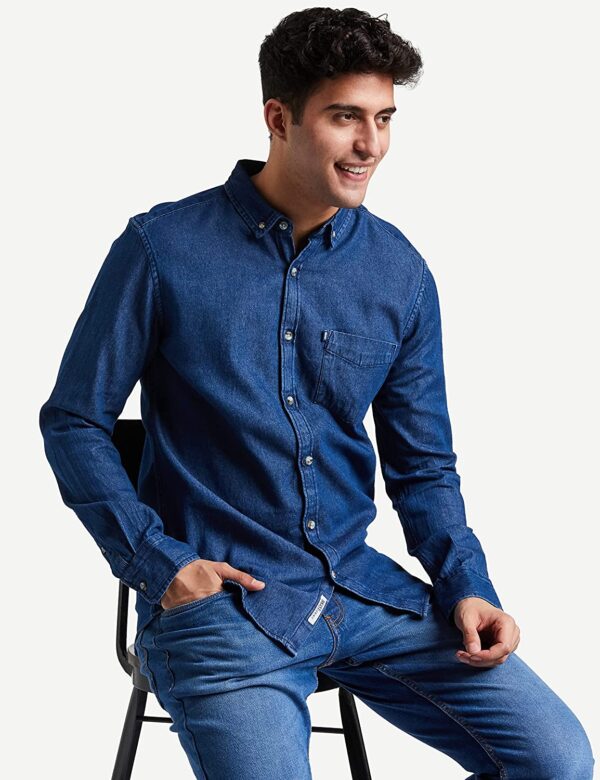 Amazon Brand - Inkast Denim Co. Men's Slim Fit Casual Shirt - Image 3